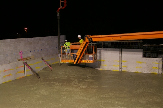 Oncology roof pour