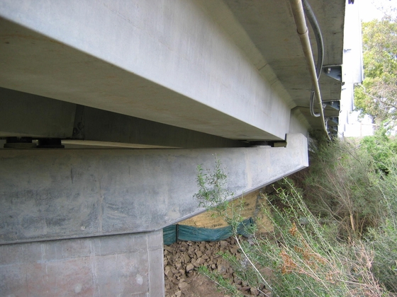 Side view of FRC bridge