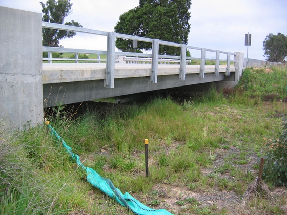 Single span FRC bridge